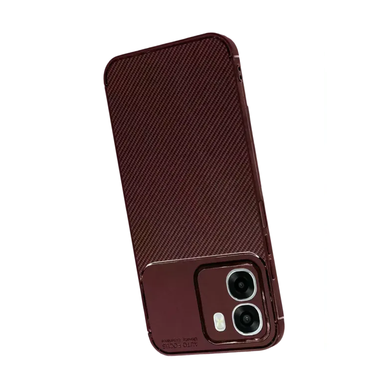 Oppo Oppo A6t 5g Auto Focus Karbon Kapak - Bordo