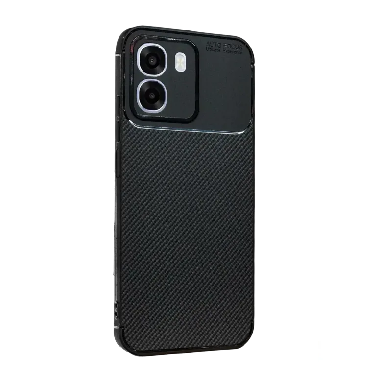 Oppo Oppo A6t 5g Auto Focus Karbon Kapak - Siyah