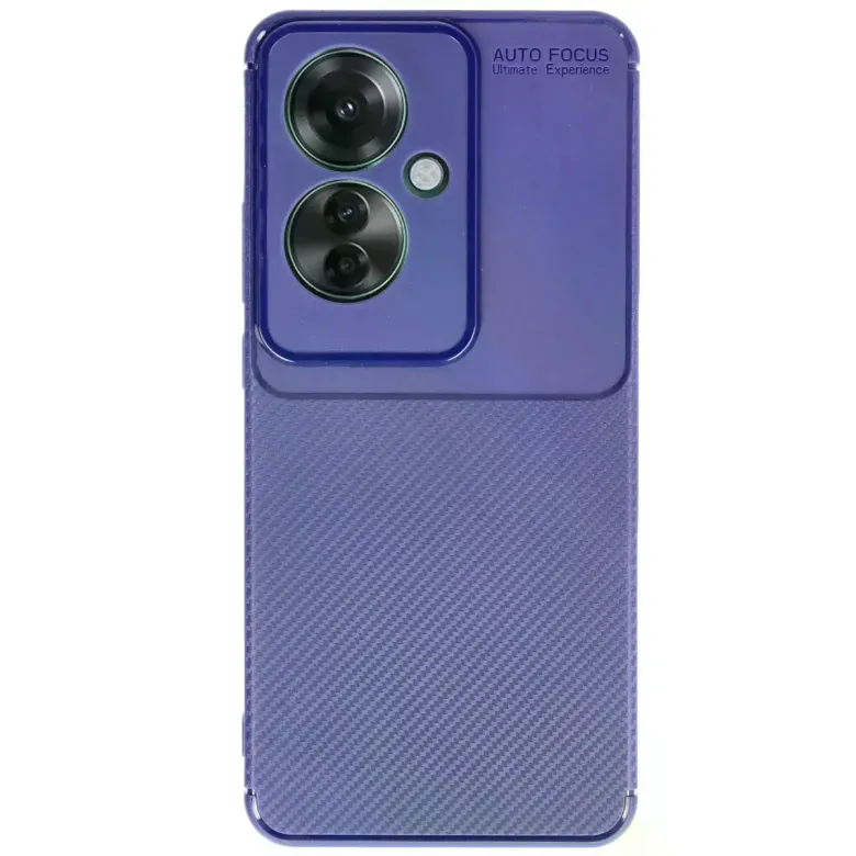 Oppo Reno 11f Kılıf Auto Focus Karbon Kapak - Lacivert