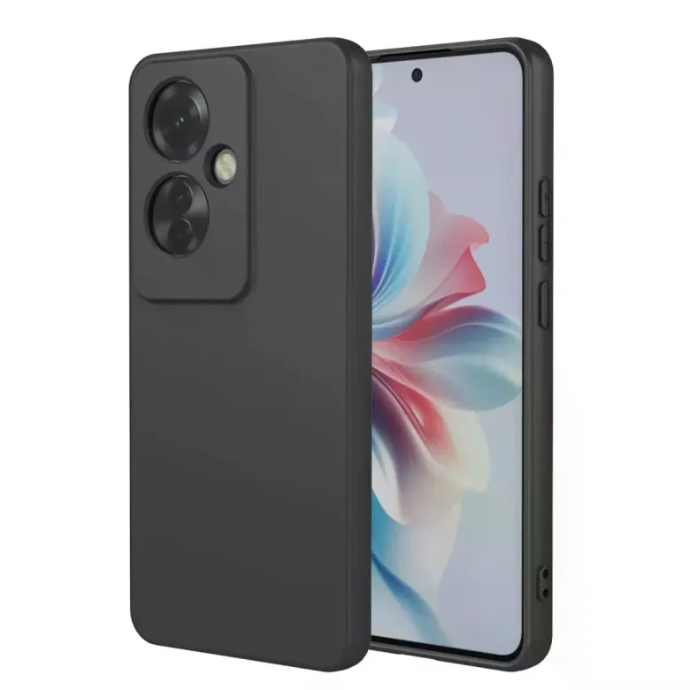 Oppo Reno 11f Kılıf First Silikon - Siyah