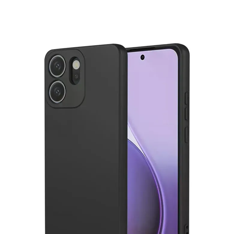 Oppo Reno 14f First Silikon - Siyah