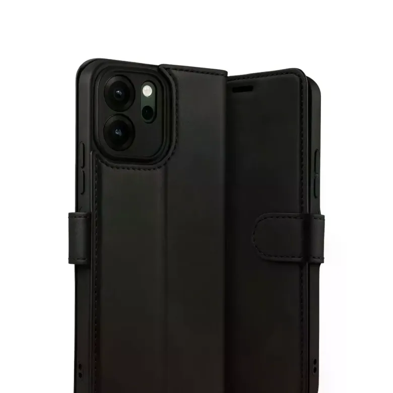 Oppo Reno 14f Trend S Plus Kapaklı Kılıf - Siyah