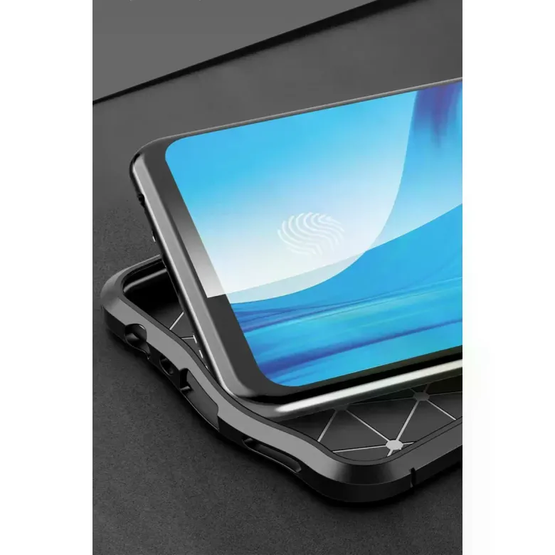 Oppo Reno 4 Lite Kılıf Auto Focus Kapak - Kırmızı
