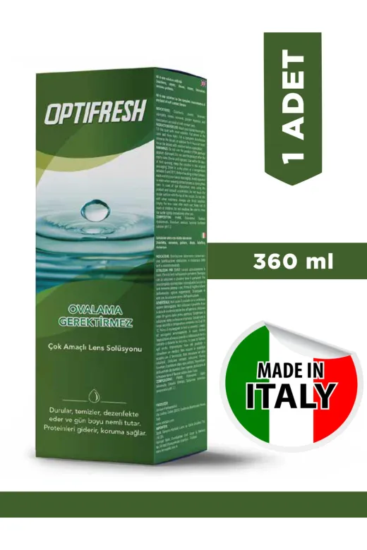 OPTIFRESH MK.OF.2X360 Lens Solüsyonu 360Ml + 360Ml 2 Adet