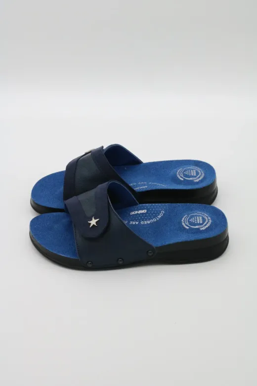 ORİNOR CODE:2202 Halluks Valgus Epinli Terlik Ortopedik Ve Anatomik Konforlu Ortopedik %100 Hakiki Deri