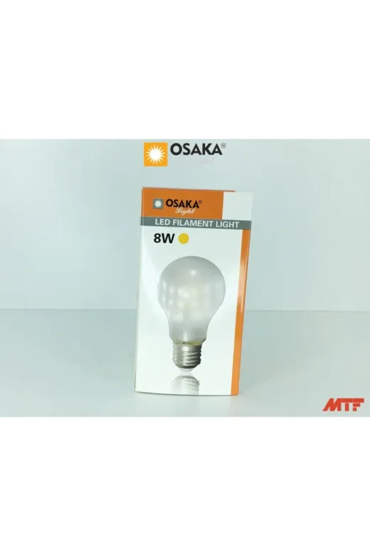 Osaka Light FLED064 8W 3000K Sarı Led Fılament Lıght (Komple Cam) A++ Enerji Tüketimi