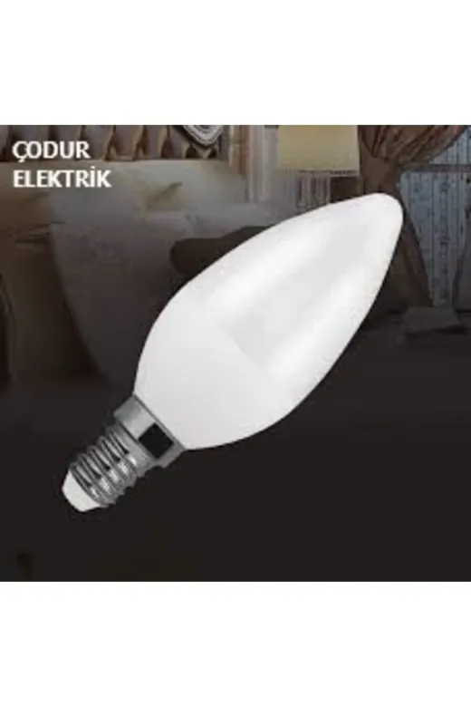 Osaka Light LED 021 10 LU 10'lu Paket 9W = 70W Eşdeğer 6500K Beyaz Işık E14 Duylu 810 Lümen E Enerji Led Buji Mum Ampul