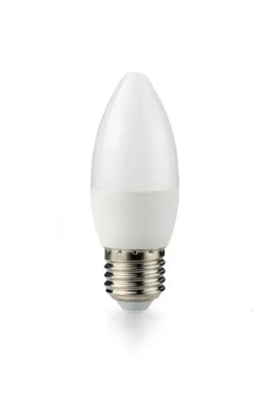 Osaka Light Led 024 10 Lu 10'lu 9W = 70W Eşdeğer 6500 Kelvin Beyaz Işık E27 Kalın Duylu Led Mum Buji Ampul 810 Lümen E Enerji