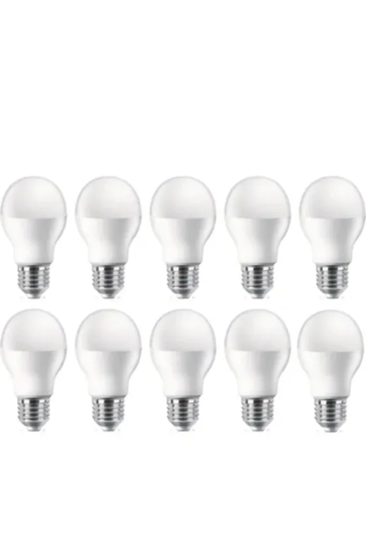 Osaka Light Led 1007 18W (10 Lu Paket) E27 Duylu 6500Kelvin Beyaz Işık A70 1300 Lümen Led Ampul