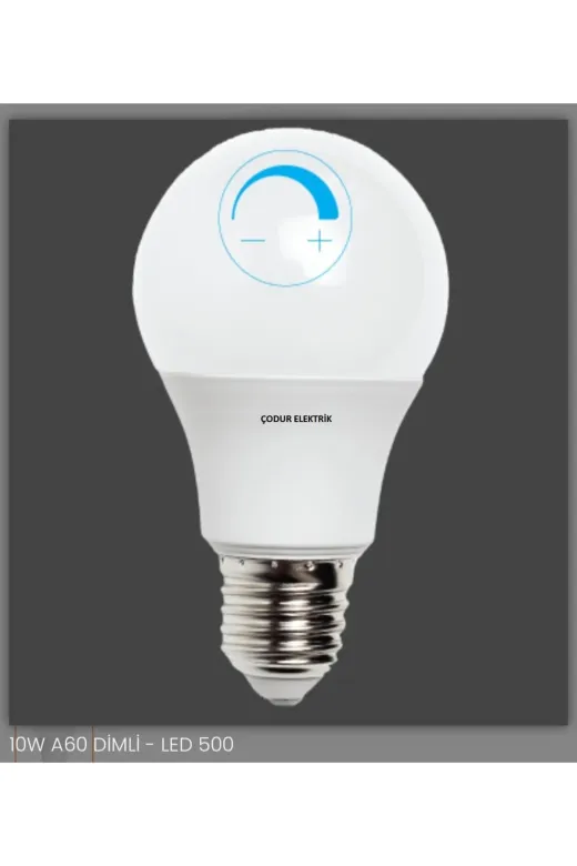 Osaka Light LED 500 Dimmer Uyumlu 10W = 75W Eşdeğer 3000 Kelvin Gün Işığı E27 Duylu 810 Lümen A+ Enerji Led Ampul