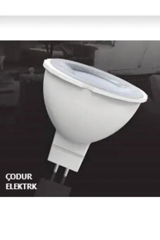 Osaka Light Pro 710 7W = 50W Eşdeğer 3000 Gün Işığı (Sarı Işık ) 220V Mr16 İğne Bacak Led Cob Spot Ampül 630Lm A Enerji