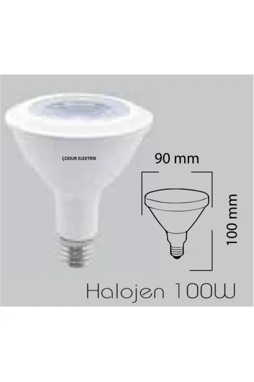 Osaka Light TYC087E76BEA1DCDD0BAF2D00 Par30 14W = 100W Eşdeğer 4000 Kelvin Ilık Beyaz (Kırık Beyaz) E27 Duylu Led Ampul 1250 Lümen A+Enerji