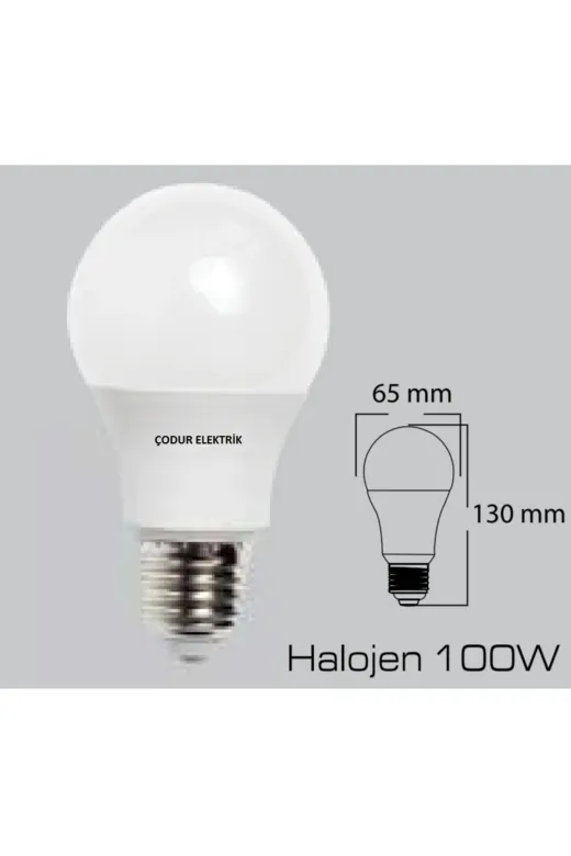 Osaka Light TYC2C39E22BEA05C00063C200 15W = 100W Eşdeğer 4000 Kelvin Ilık Beyaz (Kırık Beyaz) E27 Duylu 1100 Lümen A65 A+ Enerji Tüketimi