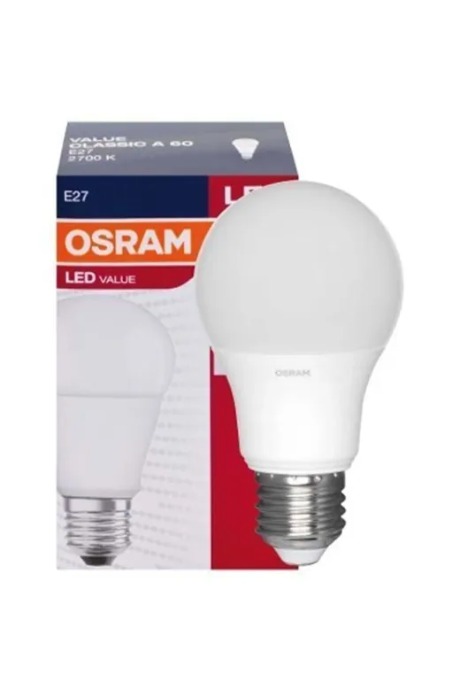 Osram 8.5w sarı 10 lu 10'lu 8.5W E27 Duylu 2700Kelvin Sarı Işık 806 Lümen A+ Enerji Sınıfı Led Ampul