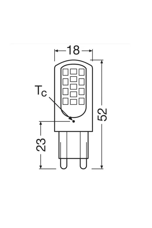 Osram Osram 3w G9 Dimli 3W Dimmer Uyumlu G9 Duylu 2700 Kelvin Sarı Işık F Enerji 320 Lümen Led Kapsul Ampul