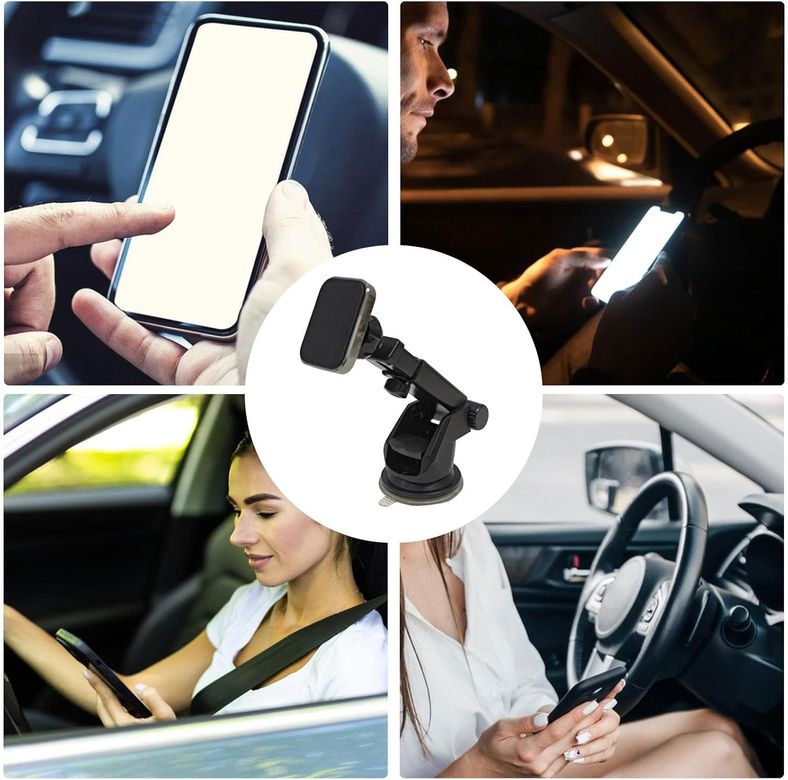 OT-04 Auris Ot-4 Süper Güçlü Mıknatıslı Vantuzlu Araç Tutacağı