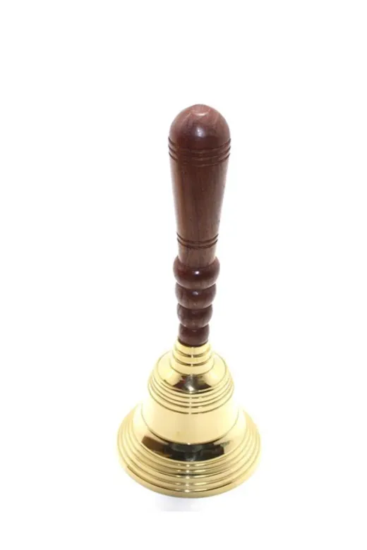 Otantik Çarşı TYC00185026530 Pirinç El Çanı Ahşap Saplı (6984B)