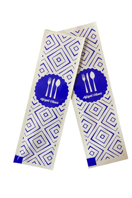 otel bukleti afiyetolsunkagitbuklet4 Desenli Afiyet Olsun Yazlı Çatal Bıçak Kaşık Kılıfı-Kağıdı Tek Kullanımlık 8Cm X 24Cm 1000 Adet