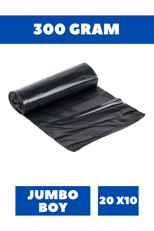 otel bukleti otelbuklettorba4 Çöp Torbası Jumbo Boy 10Lu 20 Rulo 300 Gram Kalın 80 X 110 Çöp Poşeti