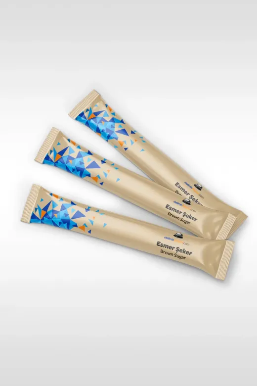Otelimin İhtiyacı 1859624731982 Stick Esmer Şeker 1,000 Adet 2,5 Gr,