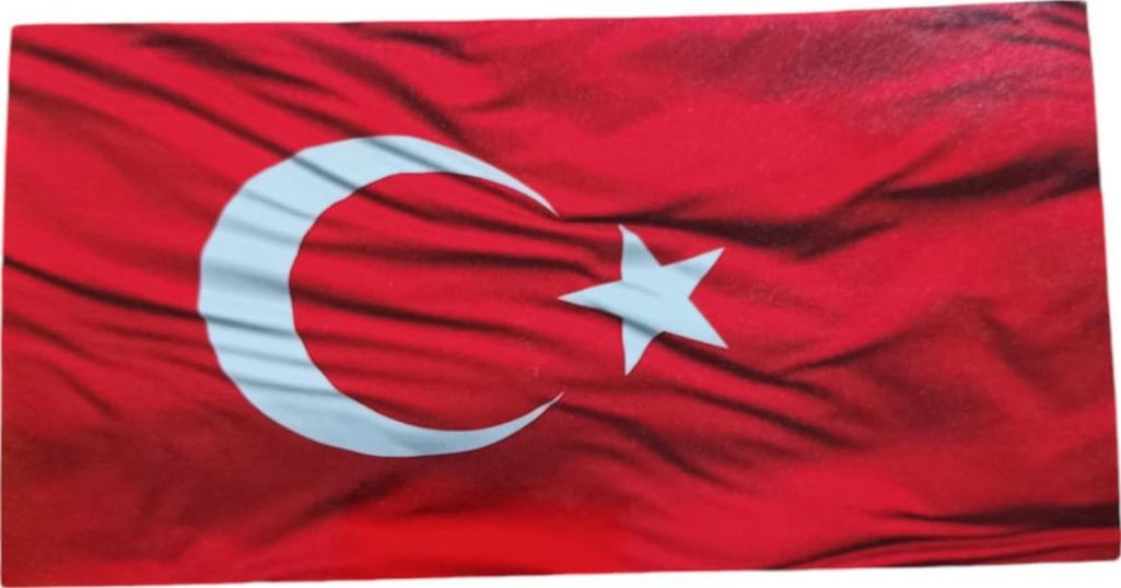 Otoak STC-TBY-KB-BYR2-BLNC Türk Bayrağı Oto Sticker Küçük Kırmızı Beyaz 16X8Cm