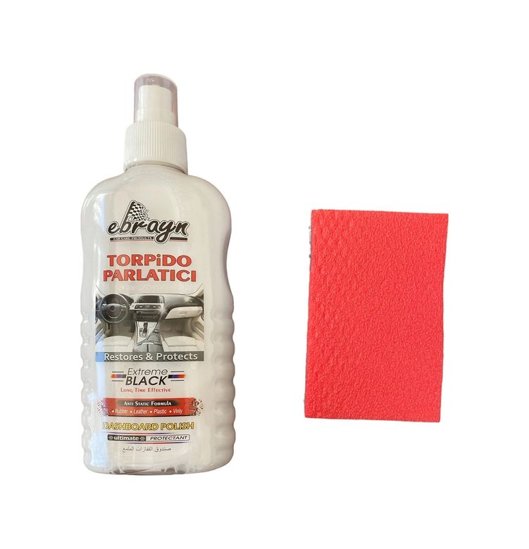 OTOHOUSSE SPR-ONB93-BLNC Ebrayn Süt Silikon Torpido Parlatıcı Sprey Süngerli 200Ml