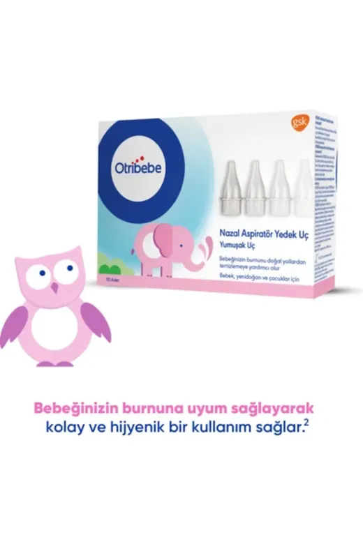 Otribebe 5051562010407 Nazal Burun Aspiratörü Yedek Uç 10'lu
