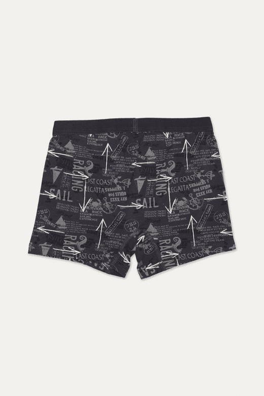 Öts 11950615 Erkek Çocuk Takma Bel Boxer 7236 Renkli