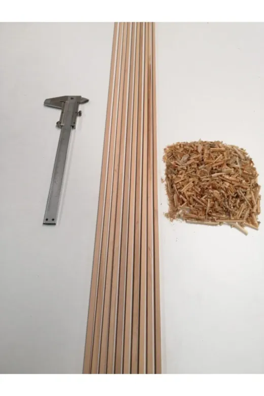 ottoahşap CC555 Çam Maket Çıtası 5 Mm X 5 Mm X 500 Mm (Çam 15 Adet)