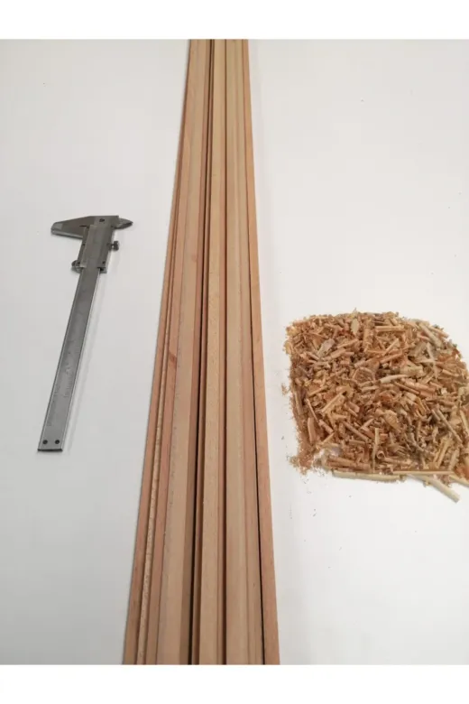 ottoahşap GC25 Gürgen Maket Çıtası 2 Mm X 5 Mm X 600 Mm (Gürgen 10 Adet)