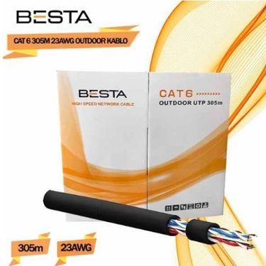 OUTDOOR CAT6 23 AWG 305 METRE IP KAMERA KABLOSU