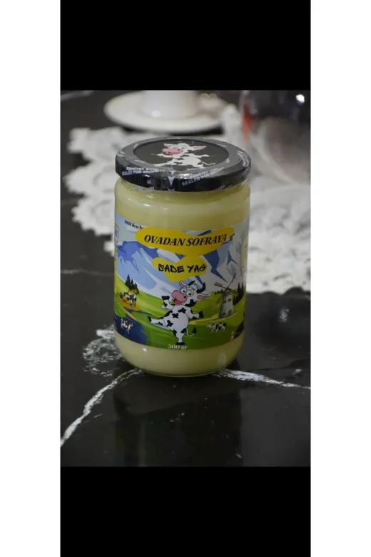 OVADAN SOFRAYA TYCK12NIBN171038191389182 Saf Tereyağı Sadeyağ Inek 500 Grsarı Yağ,ghee, Urfa'yagı
