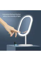 Oval Parlaklık Ayarlı Dokunmatik Işıklı Makyaj Aynası