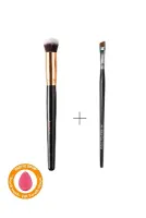 Oval Yapılı Kapatıcı Fırçası - 136+Pro Açılı Eyeliner Fırçası- 265