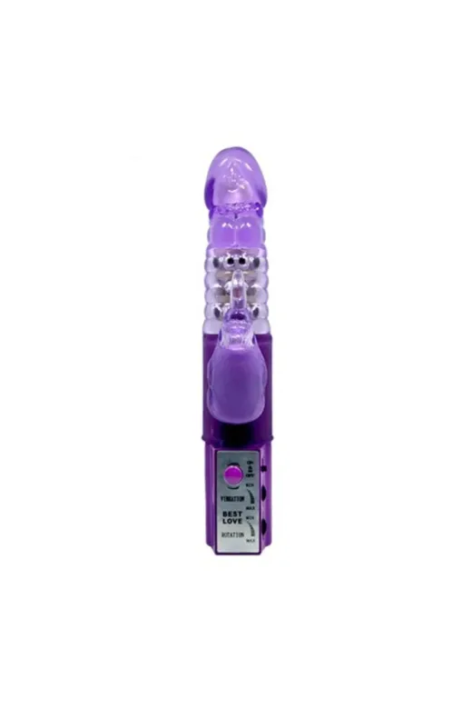 Oynar Başlı Klitoral & Anal Uyarıcılı Teknolojik Vibratör Penis
