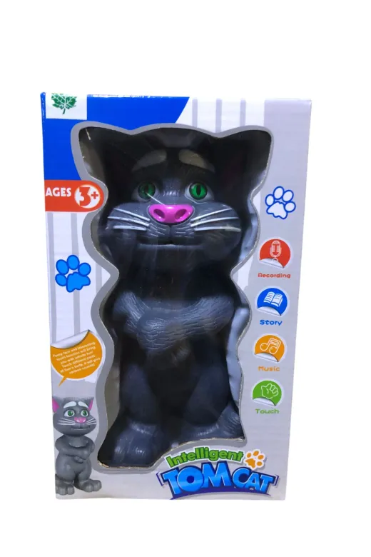 OYUNCAK STORE ÇINAR838-17-18 Ses Kaydeden Konuşan Tom Kedi 20 Cm Müzikli