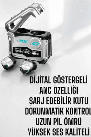Oyuncu Kulaklığı Bluetooth Bağlantılı ANC Özelliği 5.0 Bluetooth