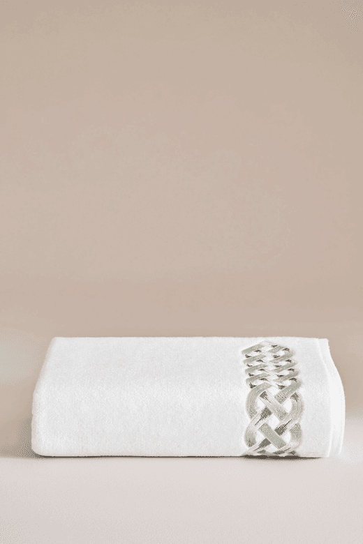 Özdilek 13996670 Cottons & Clouds Wicker Nakışlı Banyo Havlusu 100 X 150 Cm