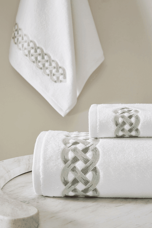 Özdilek 13996670 Cottons & Clouds Wicker Nakışlı Banyo Havlusu 100 X 150 Cm
