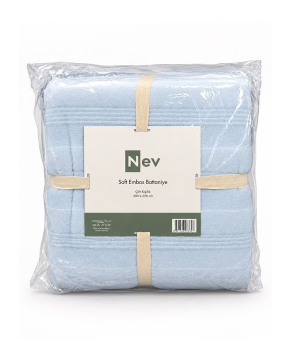 Özdilek Nev Serisi Soft Embos Çift Kişilik Battaniye (200x220)