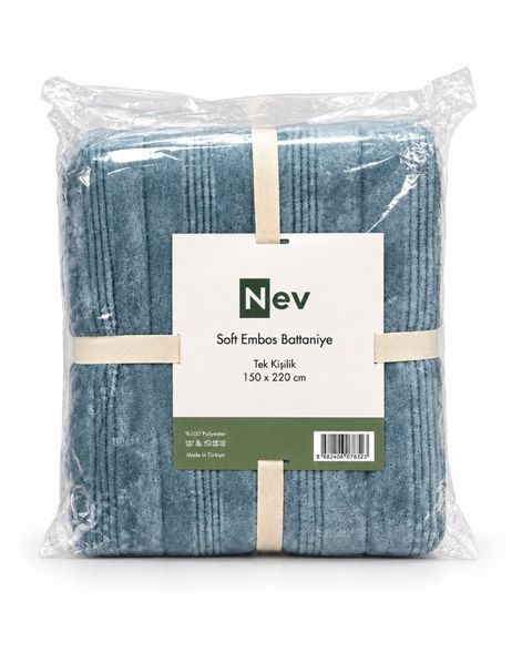 Özdilek Nev Serisi Soft Embos Tek Kişilik Battaniye (150x220)