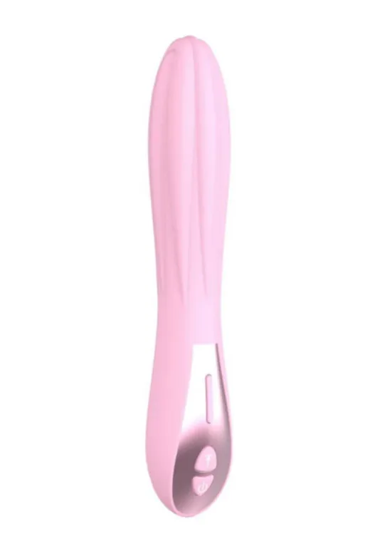 Özel Kabartmalı Şarjlı Vibratör - Pembe Model 1