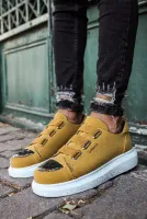 Pabucmarketi Lastikli Erkek Spor Ayakkabı Camel