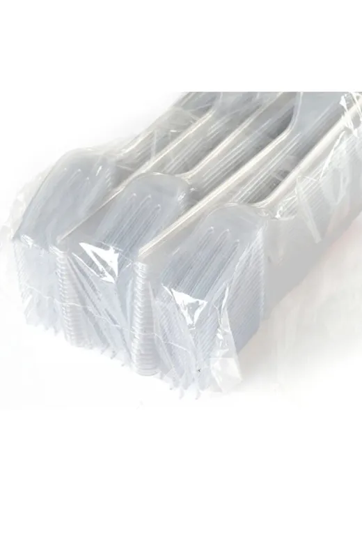 PACK 10076 Plastik Lüks Sağlam Çatal 100 ' Adet
