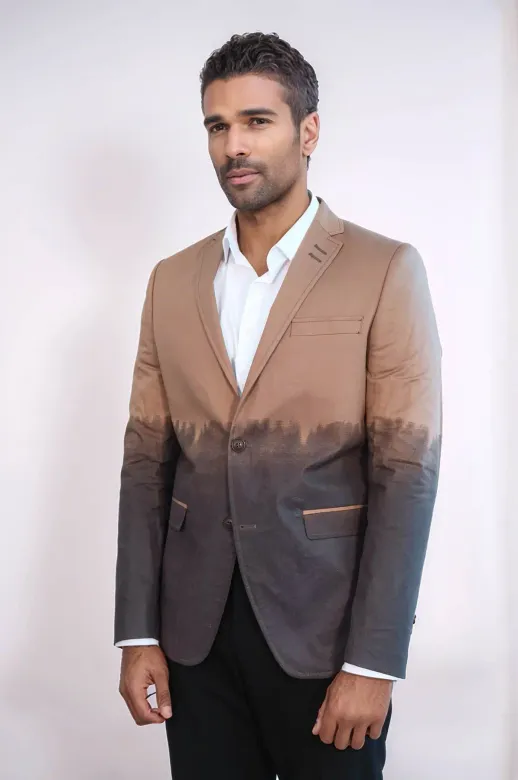 Pamuk Slim Fit Kahverengi Ceket | Wessi