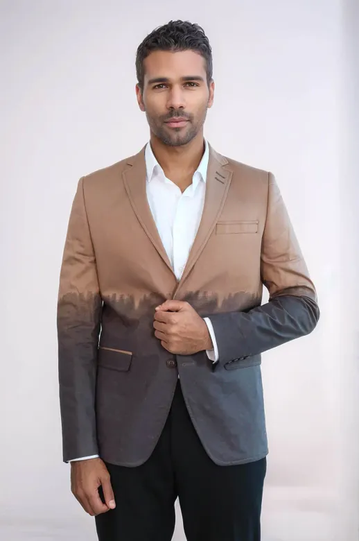 Pamuk Slim Fit Kahverengi Ceket | Wessi