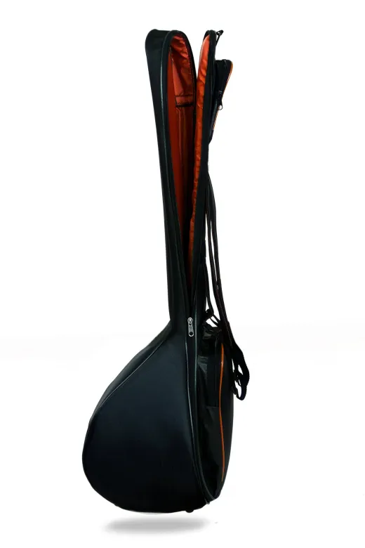 PANDURA MÜZİK BGLMKSAD44-2 Profesyonel Su Geçirmez 20 Mm Pedli Gigbag Uzun Bağlama Saz Kılıfı Siyah