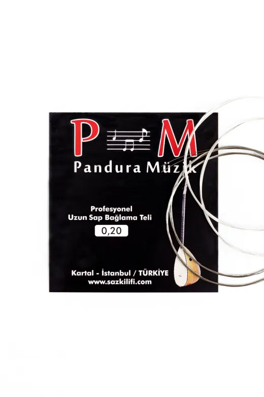 PANDURA MÜZİK PMTELPAKET Profesyonel Paslanmaz 3 Takım Kısa Ve 2 Takım Uzun Sap Bağlama Teli / 5' Li Paket