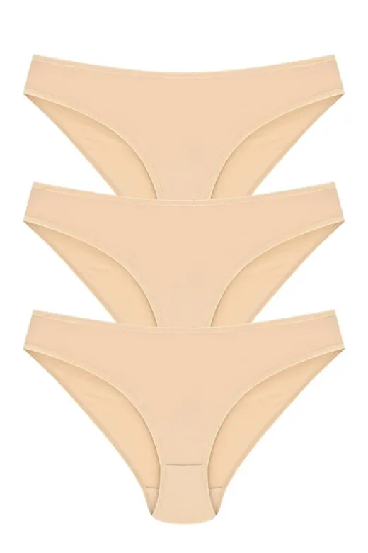Papatya BRWEZKLTR025 6 Adet Ten Rengi Bikini Külot