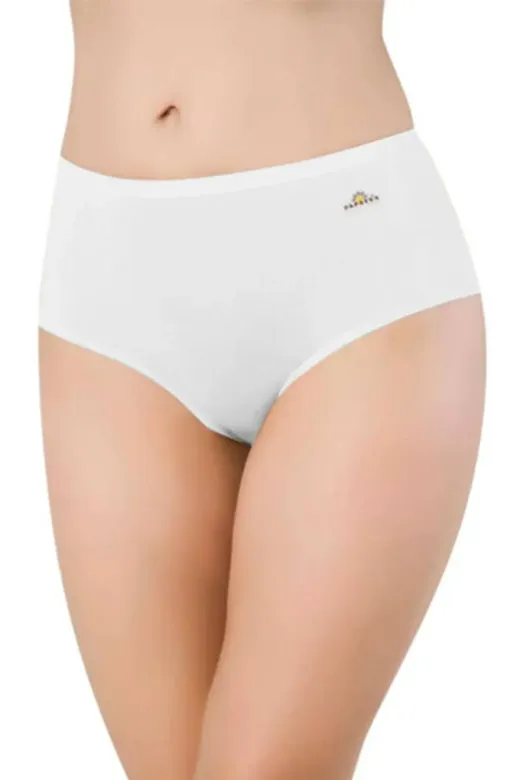 Papatya Kadın 6 Lı Paket Beyaz Modal Yüksek Bel Slip Külot 6Gg1851